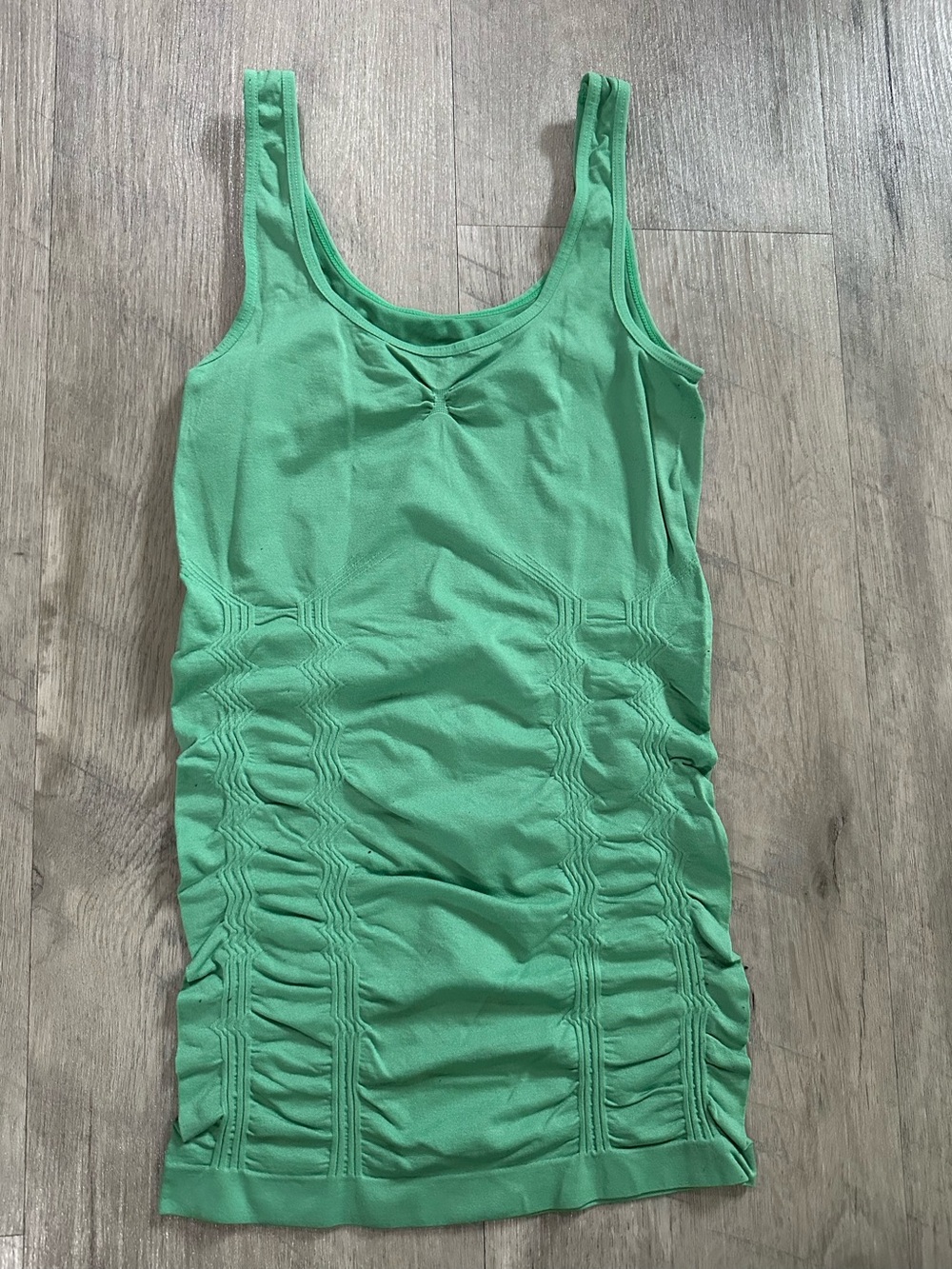 Kismet Green Ruched Tank